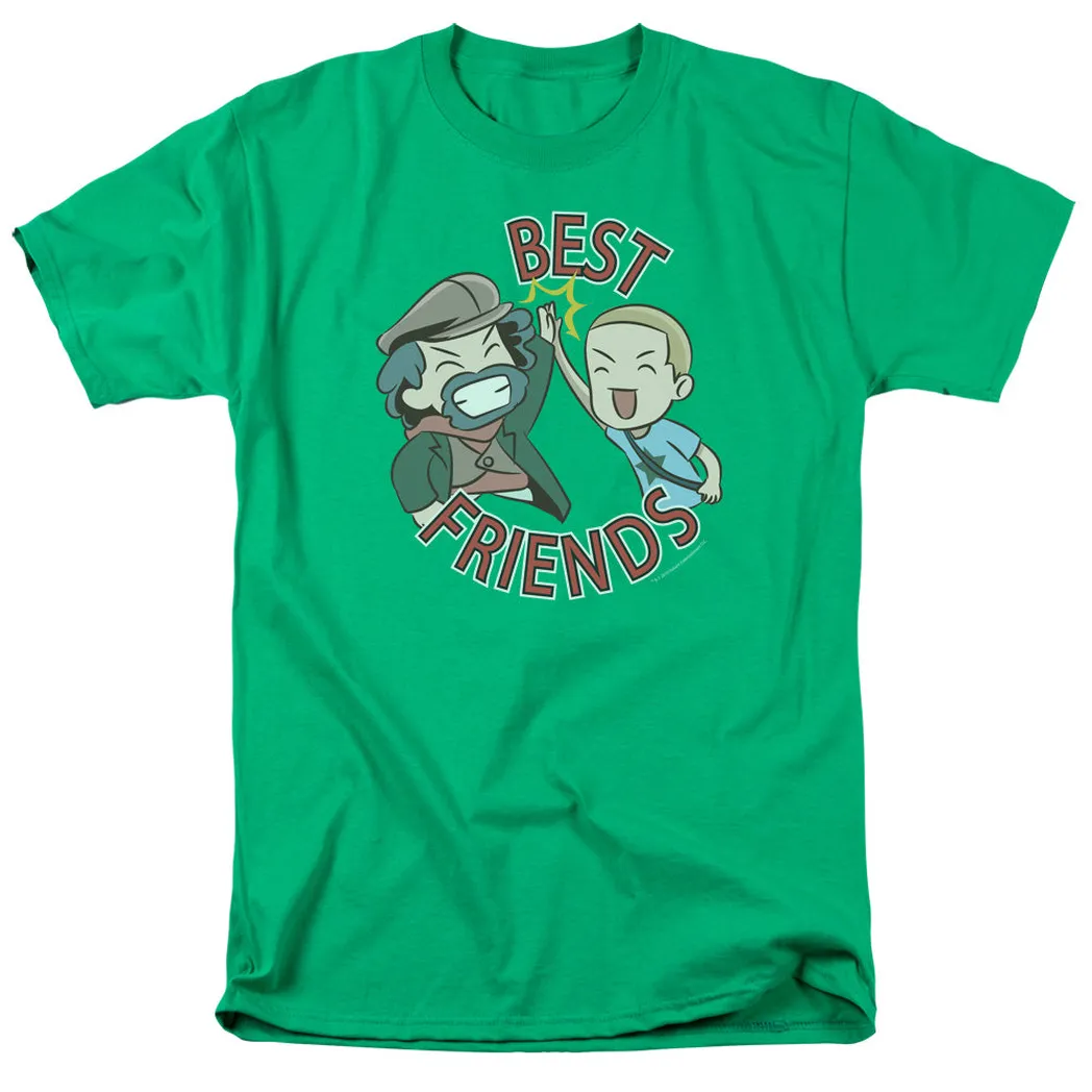 Valiantbest Friends Emoji Mens T Shirt Kelly Green