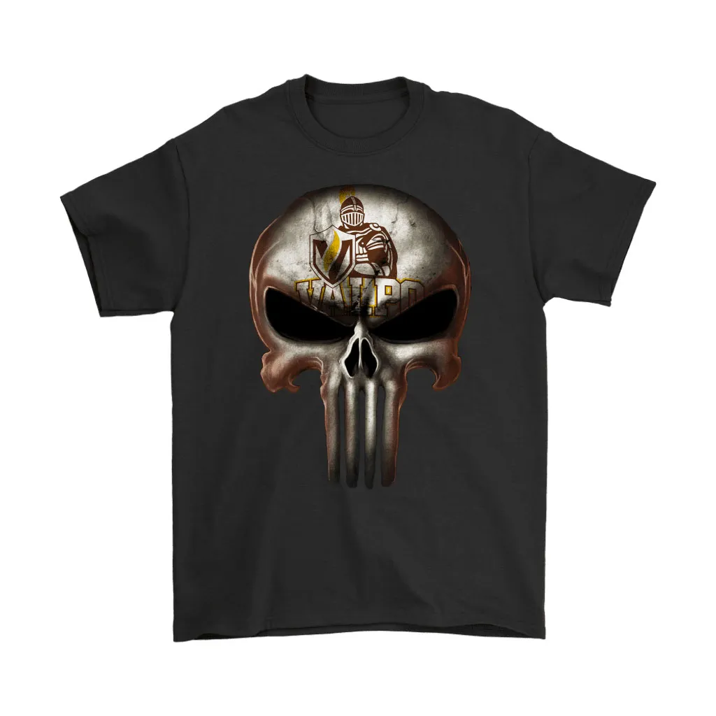 Valparaiso Crusaders The Punisher Mashup Ncaa Football Unisex T-Shirt, Hoodie, Sweatshirt