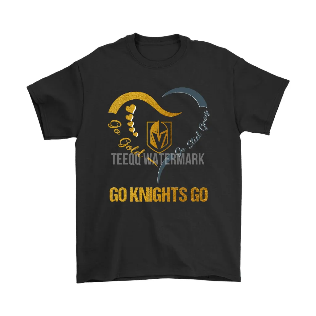 Vegas Golden Knights Go Gold Go Steel Grey Go Knights Go Unisex T-Shirt, Hoodie, Sweatshirt