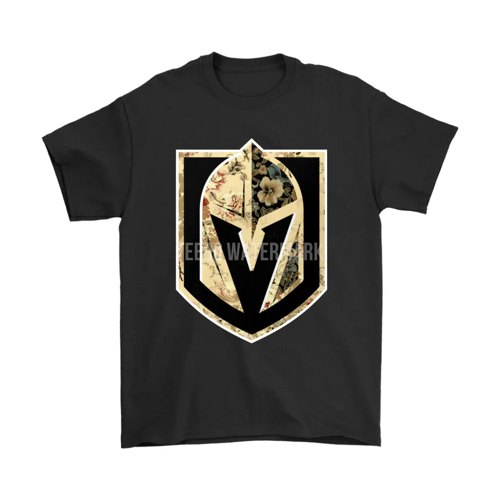 Vegas Golden Knights Logo Florals Watercolor Flowers Unisex T-Shirt, Hoodie, Sweatshirt