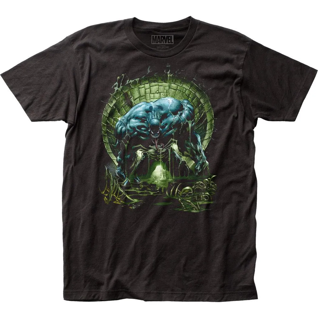 Venom Sewer Mens T Shirt Black