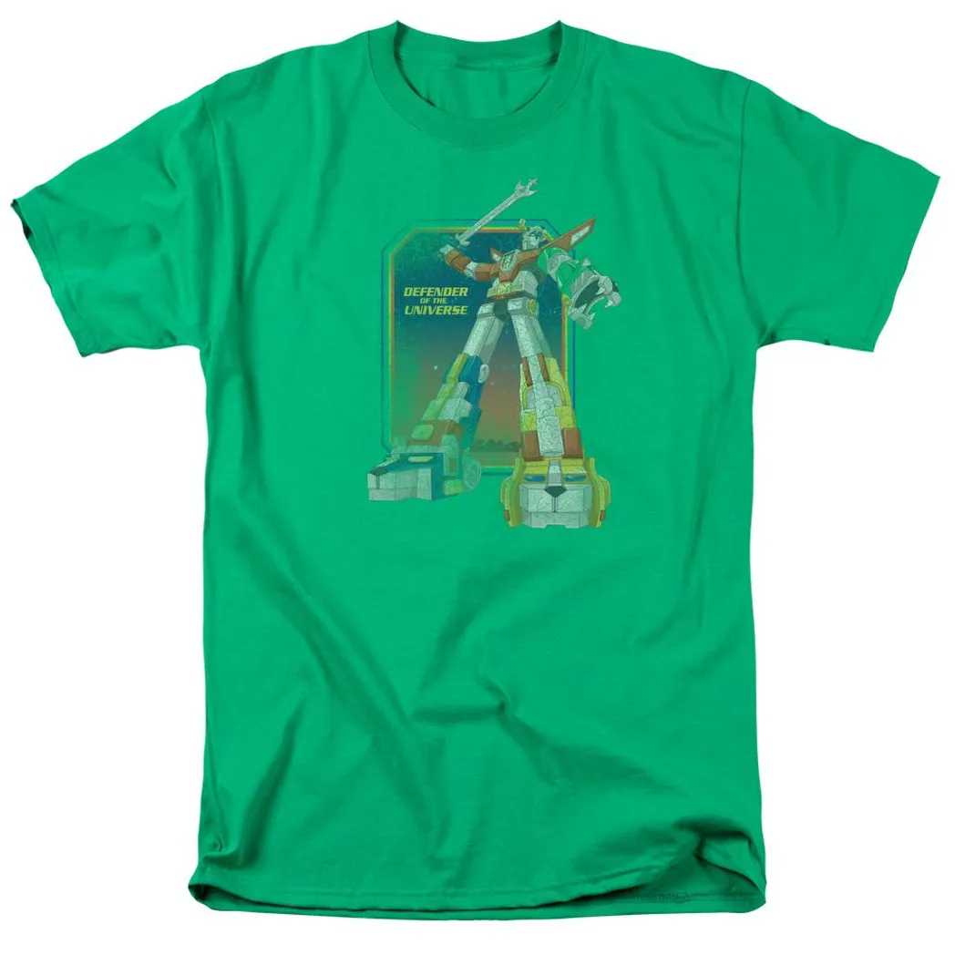 Voltron Distressed Defender Mens T Shirt Kelly Green