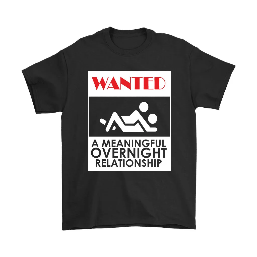 Wanted A Meaningful Overnight Relationship Stick Figure Unisex T-Shirt, Hoodie, Sweatshirt