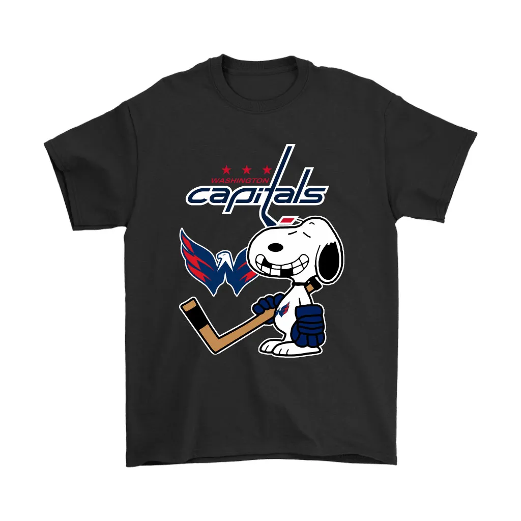 Washington Capitals Ice Hockey Broken Teeth Snoopy Nhl Unisex T-Shirt, Hoodie, Sweatshirt