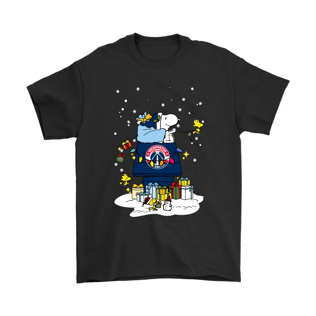 Washington Wizards Santa Snoopy Brings Christmas To Town Unisex T-Shirt, Hoodie, Sweatshirt