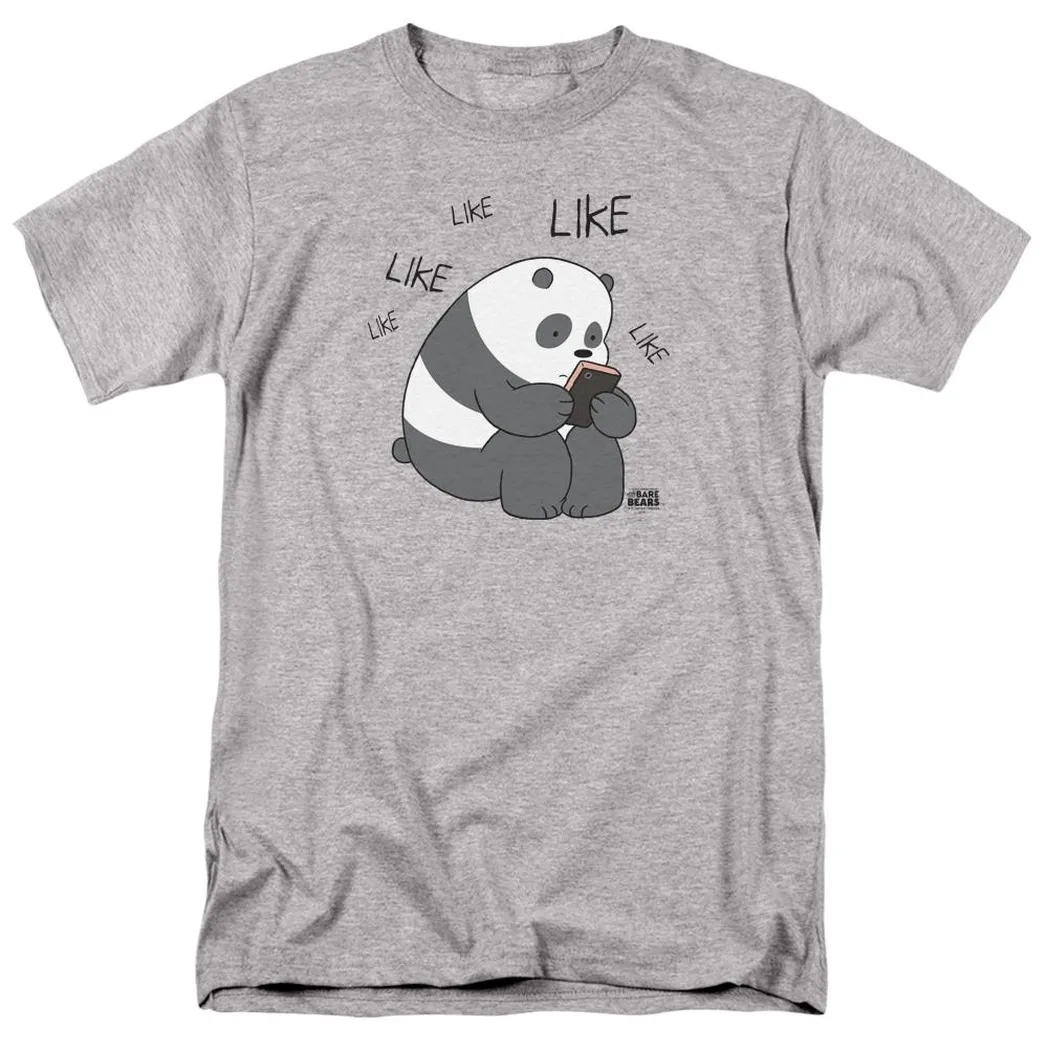 We Bare Bears Like Like Like Mens T Shirt Athletic Heather