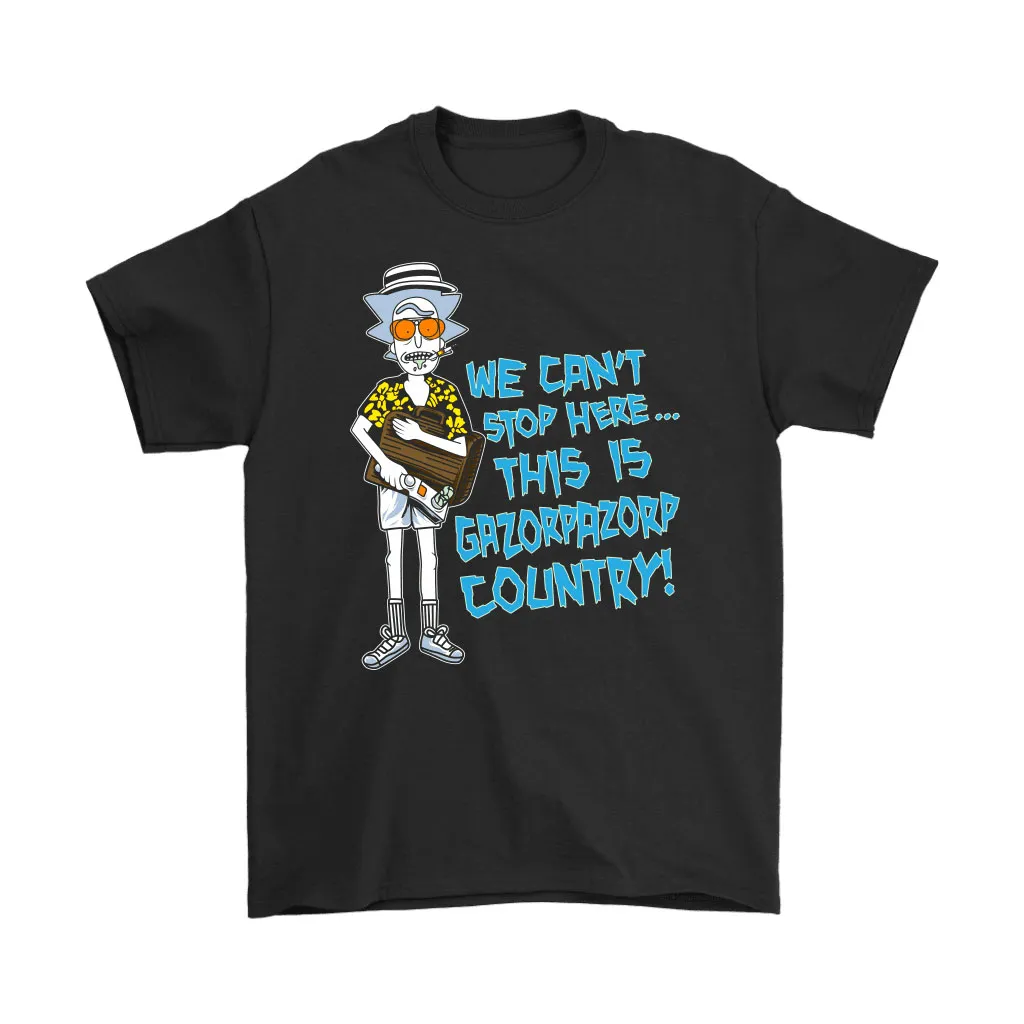 We Cant Stop Here This Is Gazorpazorp Country Rick And Morty Unisex T-Shirt, Hoodie, Sweatshirt