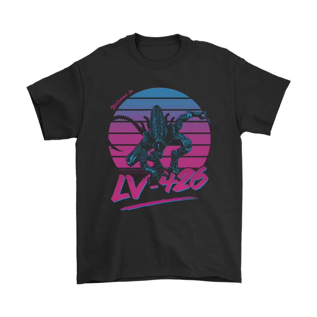 Welcome To Aliens Lv426 Xenomorph Retro Style Unisex T-Shirt, Hoodie, Sweatshirt