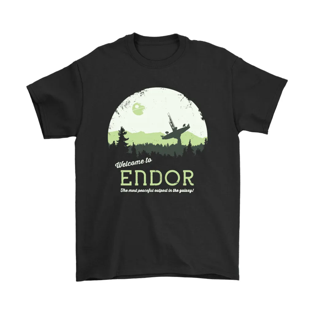 Welcome To Endor The Most Peaceful Outpost In The Galaxy Unisex T-Shirt, Hoodie, Sweatshirt