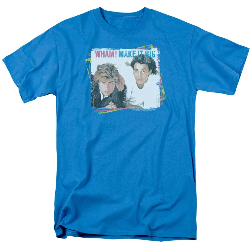 Wham! Make It Big Mens T Shirt Turquoise