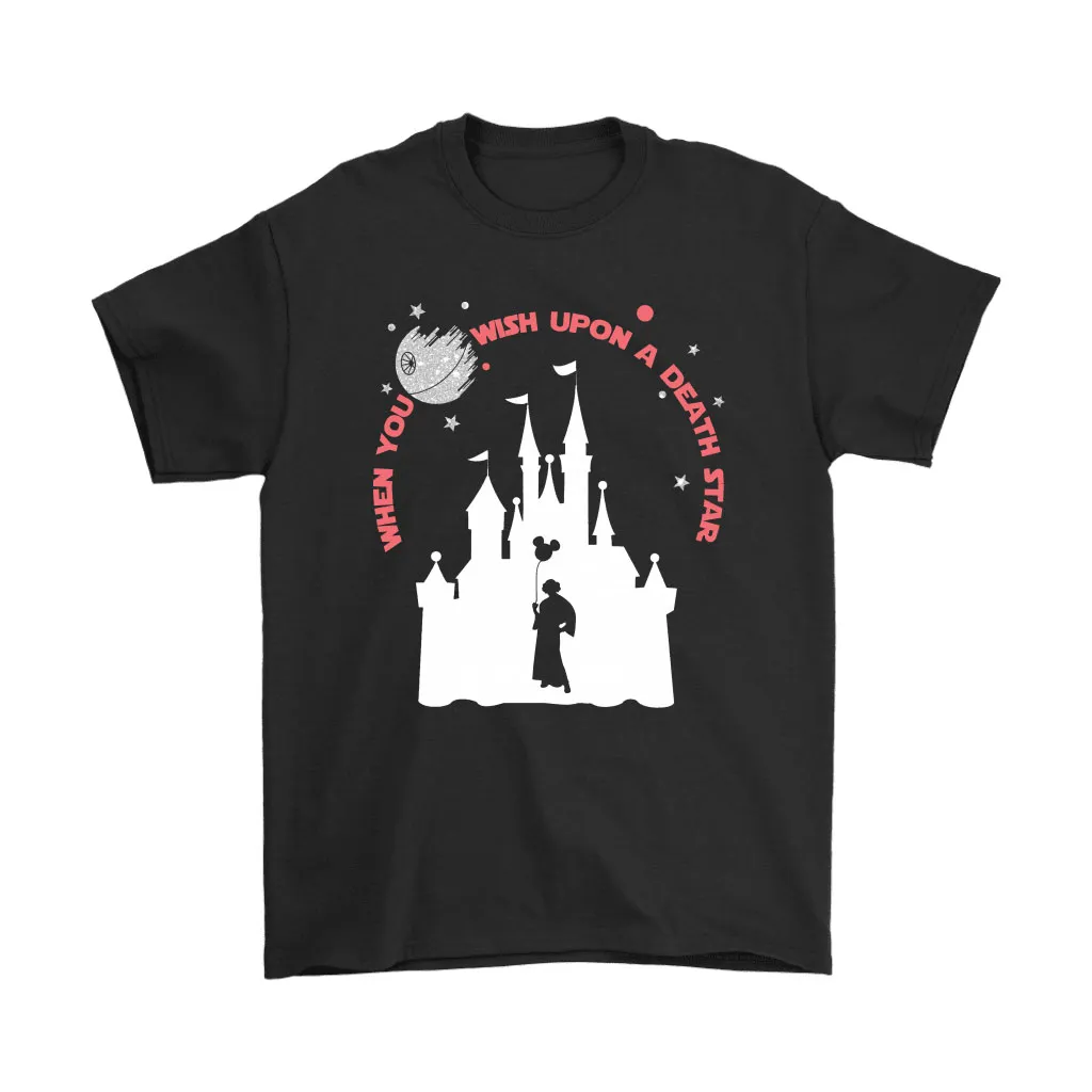 When You Wish Upon A Death Star Princess Leia Star Wars Disney Unisex T-Shirt, Hoodie, Sweatshirt