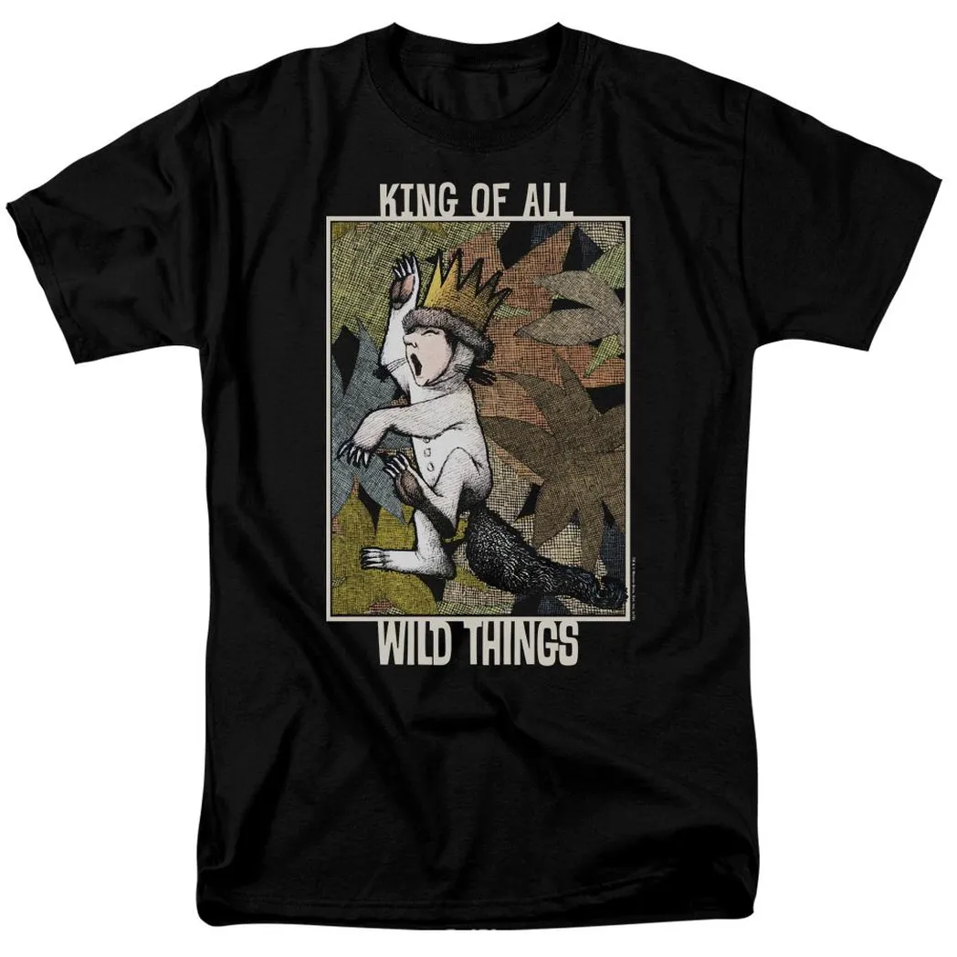 Where The Wild Things Are King Of All Wild Things Mens T Shirt Black