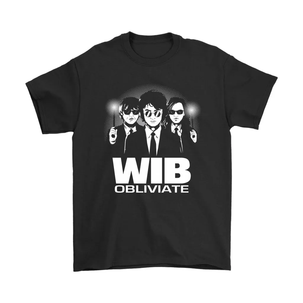 Wib Obliviate Wizards In Black Man In Black Harry Potter Mashup Unisex T-Shirt, Hoodie, Sweatshirt