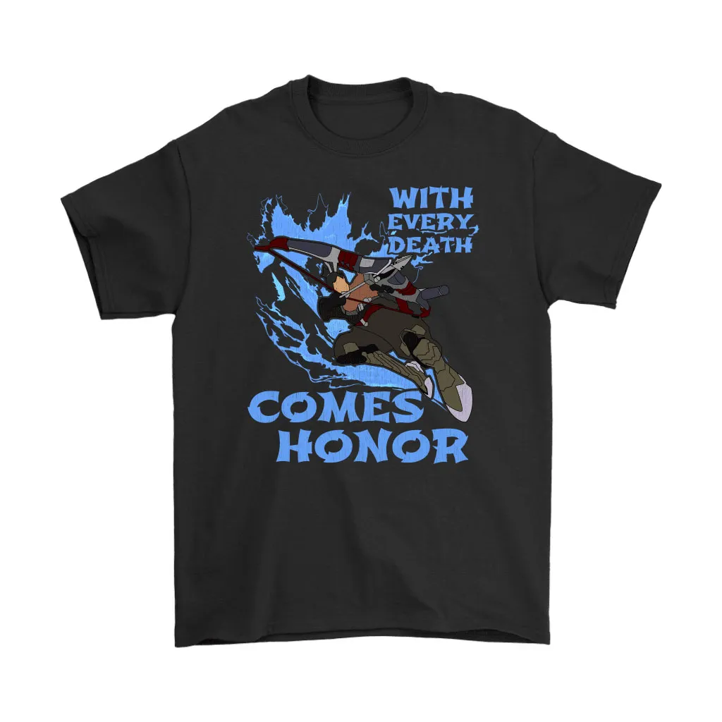 With Every Death Comes Honor Hanzo Overwatch Unisex T-Shirt, Hoodie, Sweatshirt