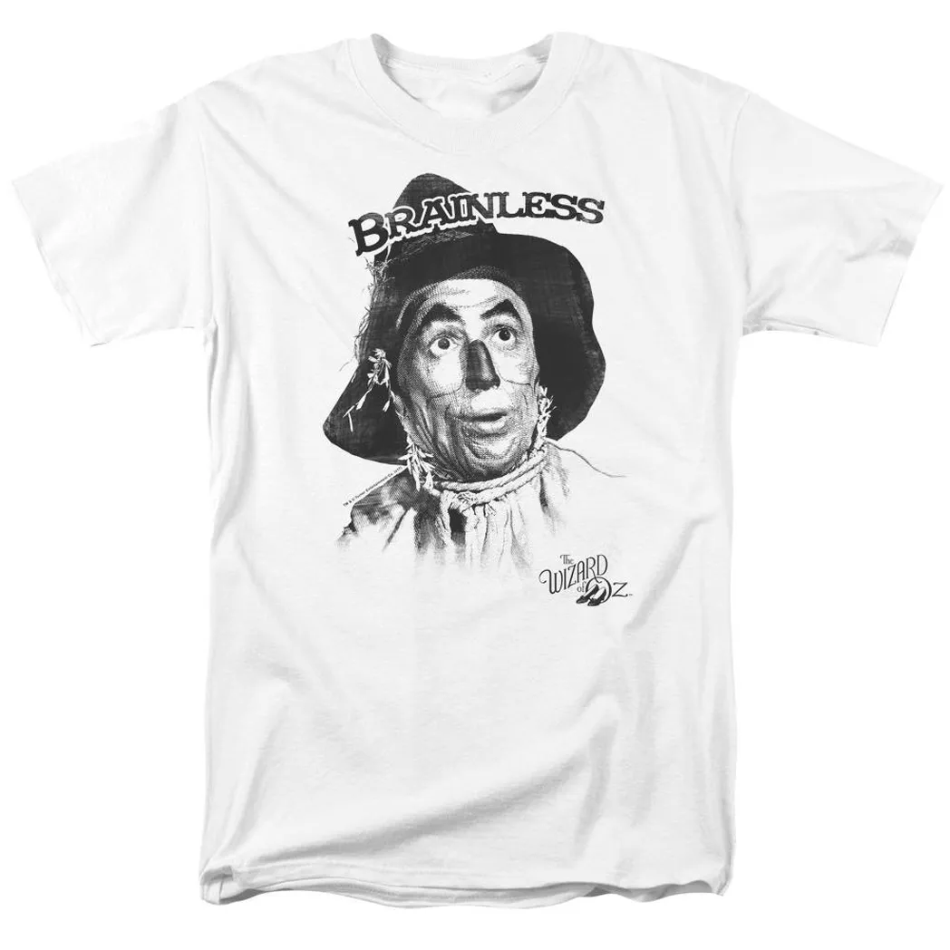 Wizard Of Oz Brainless Mens T Shirt White