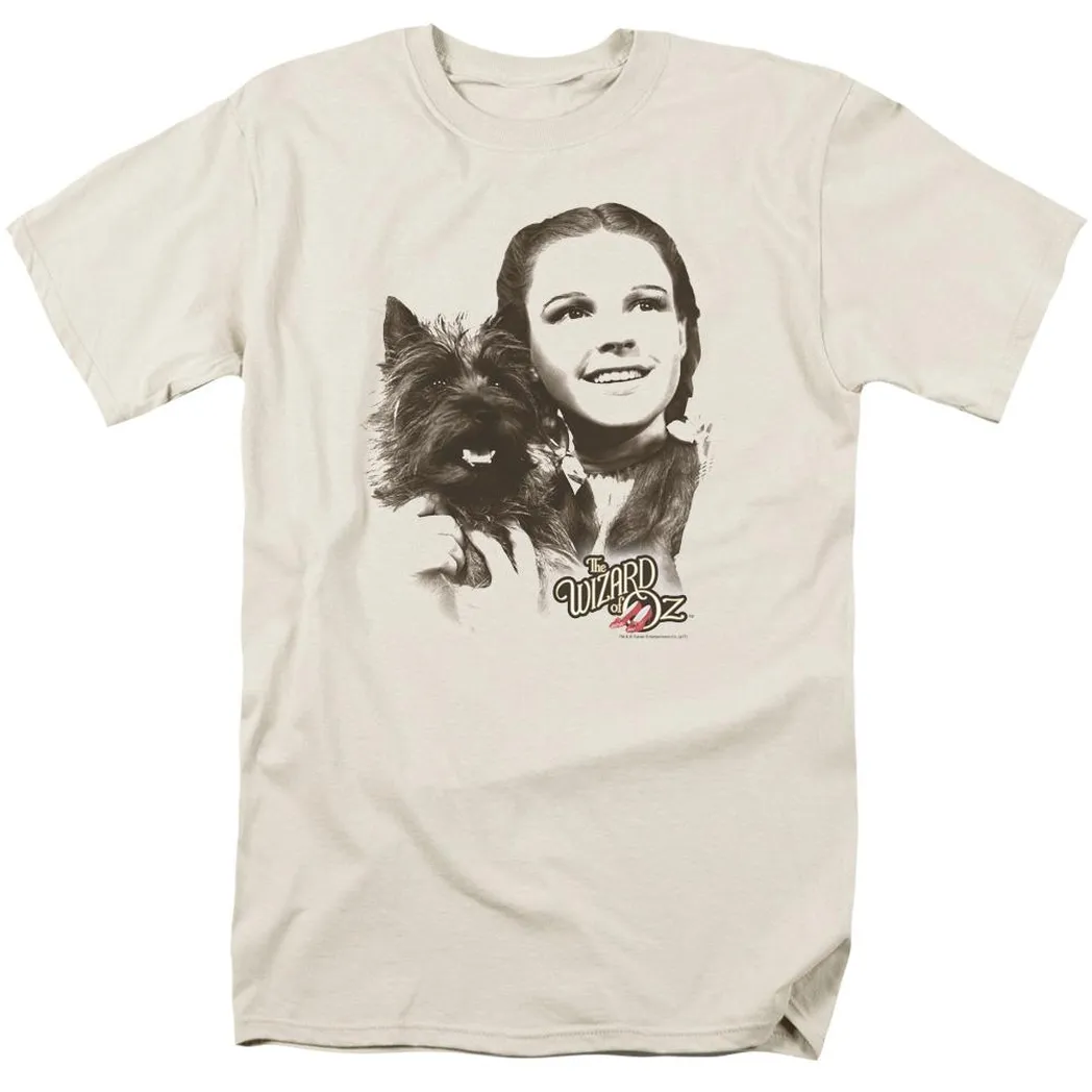 Wizard Of Oz Dorothy & Toto Mens T Shirt Cream