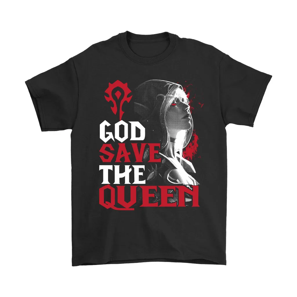 World Of Warcraft God Save The Queen Sylvanas Windrunner Unisex T-Shirt, Hoodie, Sweatshirt