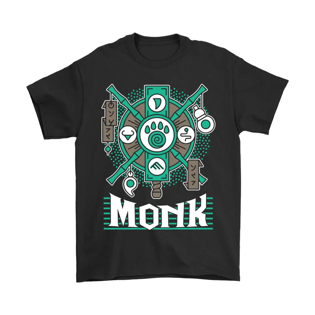 World Of Warcraft Monk Class Crest Unisex T-Shirt, Hoodie, Sweatshirt