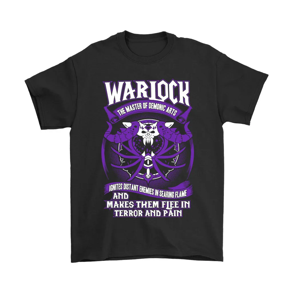 World Of Warcraft Warlock The Master Of Demonic Arts Unisex T-Shirt, Hoodie, Sweatshirt