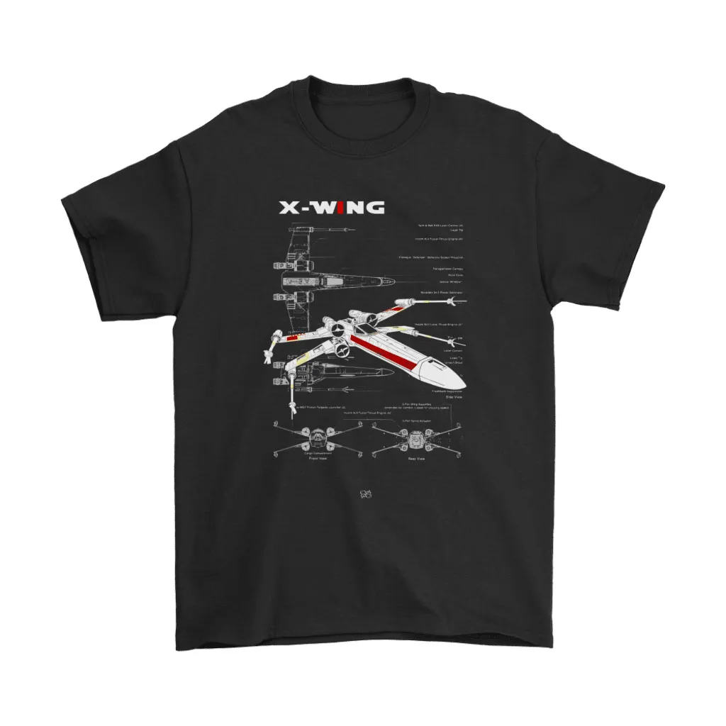 X-wing Starfighter Overview Design Star Wars Unisex T-Shirt, Hoodie, Sweatshirt