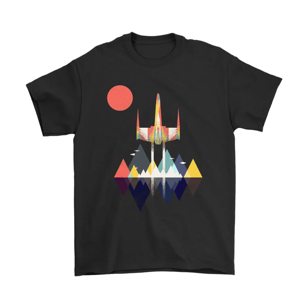 X-wing Starfighters Simple Color Scenery Star Wars Unisex T-Shirt, Hoodie, Sweatshirt