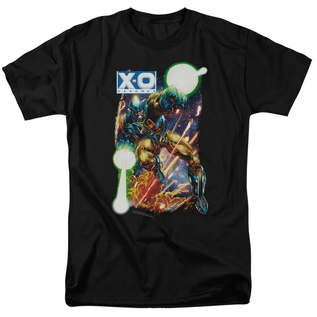 Xo Manowar Vintage Xo Mens T Shirt Black