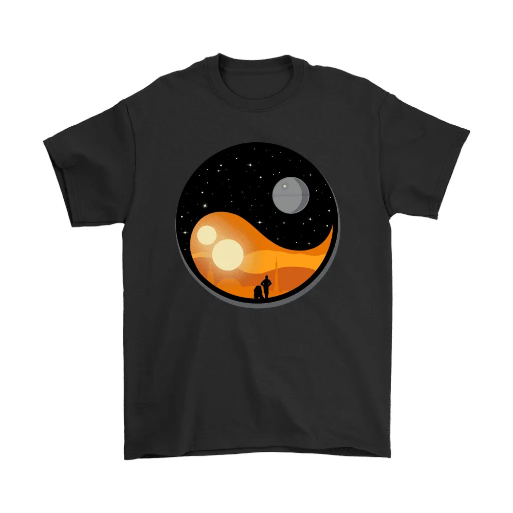 Yin Yang Death Star Tatooine Star Wars Unisex T-Shirt, Hoodie, Sweatshirt