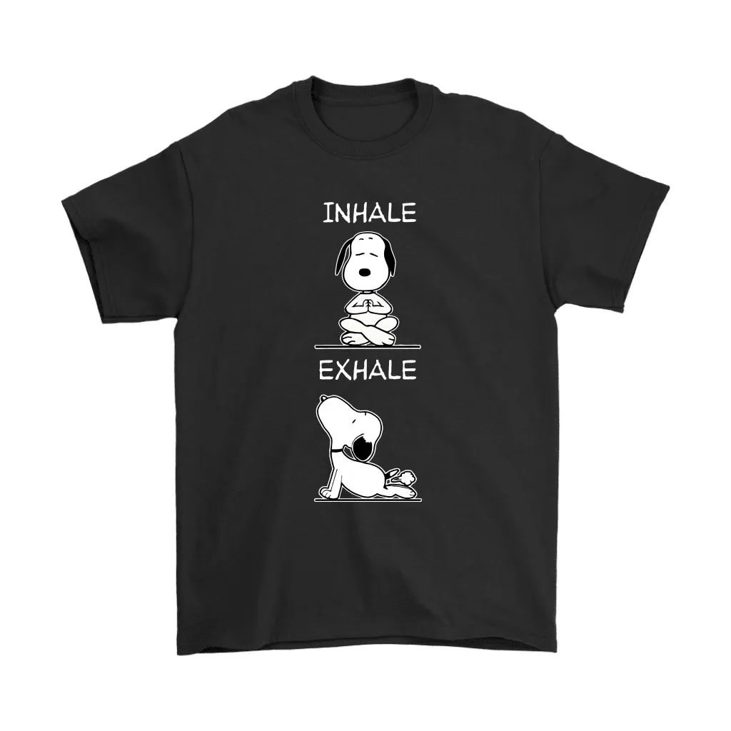 Yoga Inhale Exhale Funny Snoopy Unisex T-Shirt, Hoodie, Sweatshirt