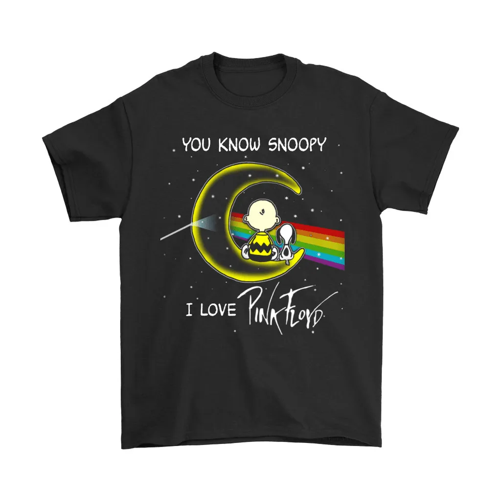 You Know Snoopy I Love Pink Floyd Dark Side Of The Moon Unisex T-Shirt, Hoodie, Sweatshirt