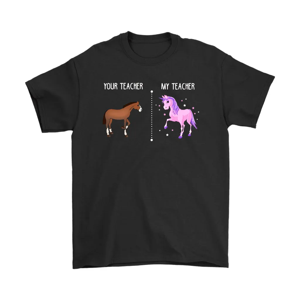 Your Teacher My Teacher Horse And Unicorn Unisex T-Shirt, Hoodie, Sweatshirt