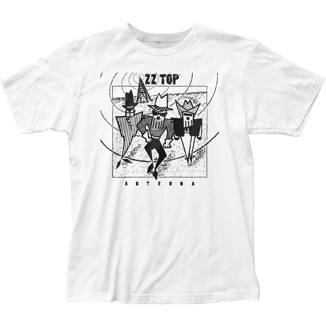 ZZ Top Antenna Mens T Shirt White