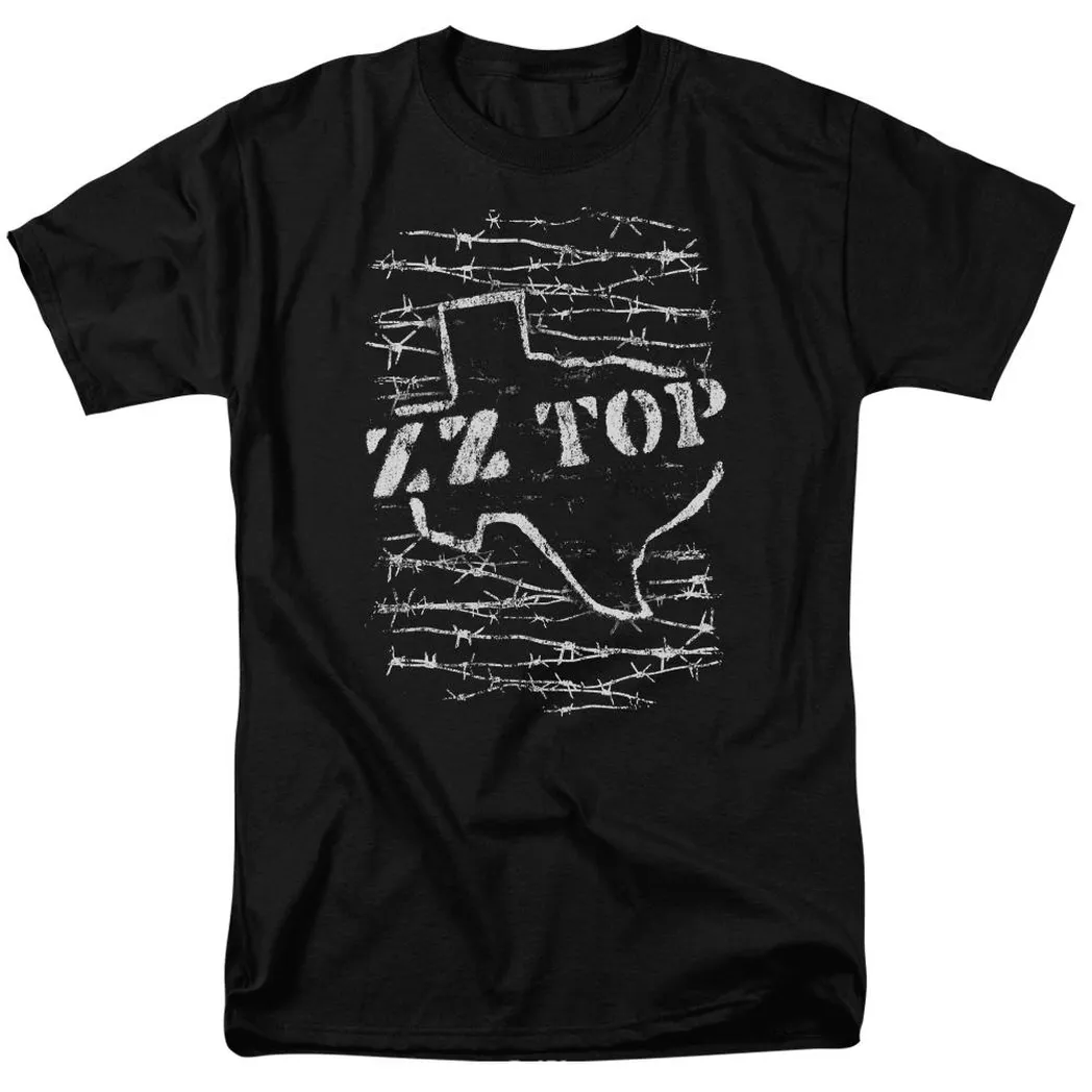 ZZ Top Barbed Mens T Shirt Black