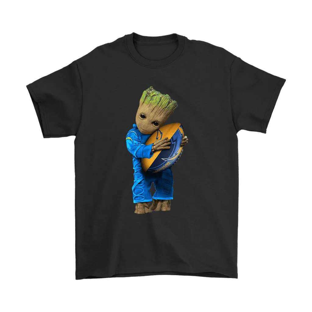 3d Groot I Love Los Angeles Chargers Nfl Football Men Women T-shirt, Hoodie, Sweatshirt