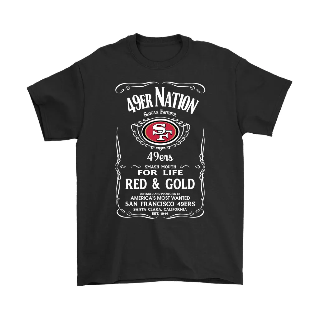 49er Nation Faithful Football San Francisco 49ers Slogan Men Women T-shirt, Hoodie, Sweatshirt