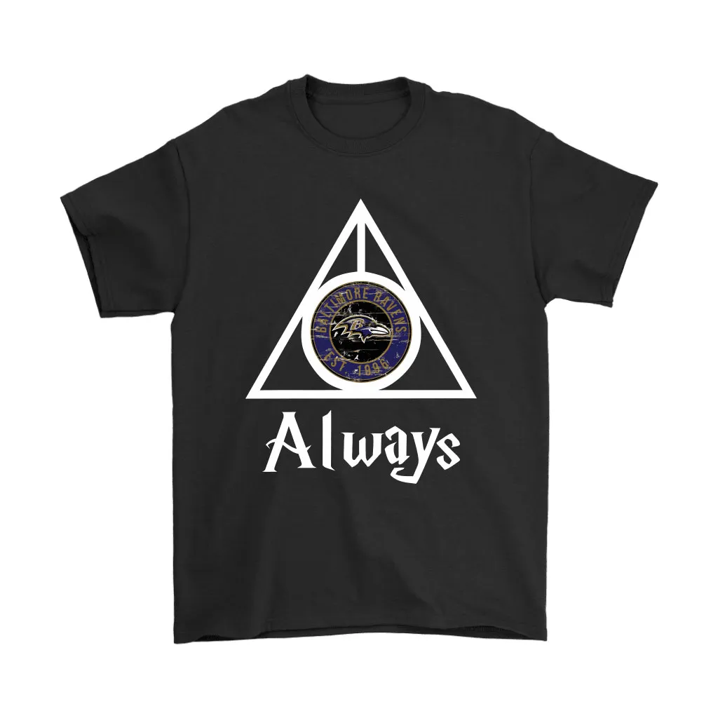 Always Love The Baltimore Ravens X Harry Potter Mashup Men Women T-shirt, Hoodie, Sweatshirt