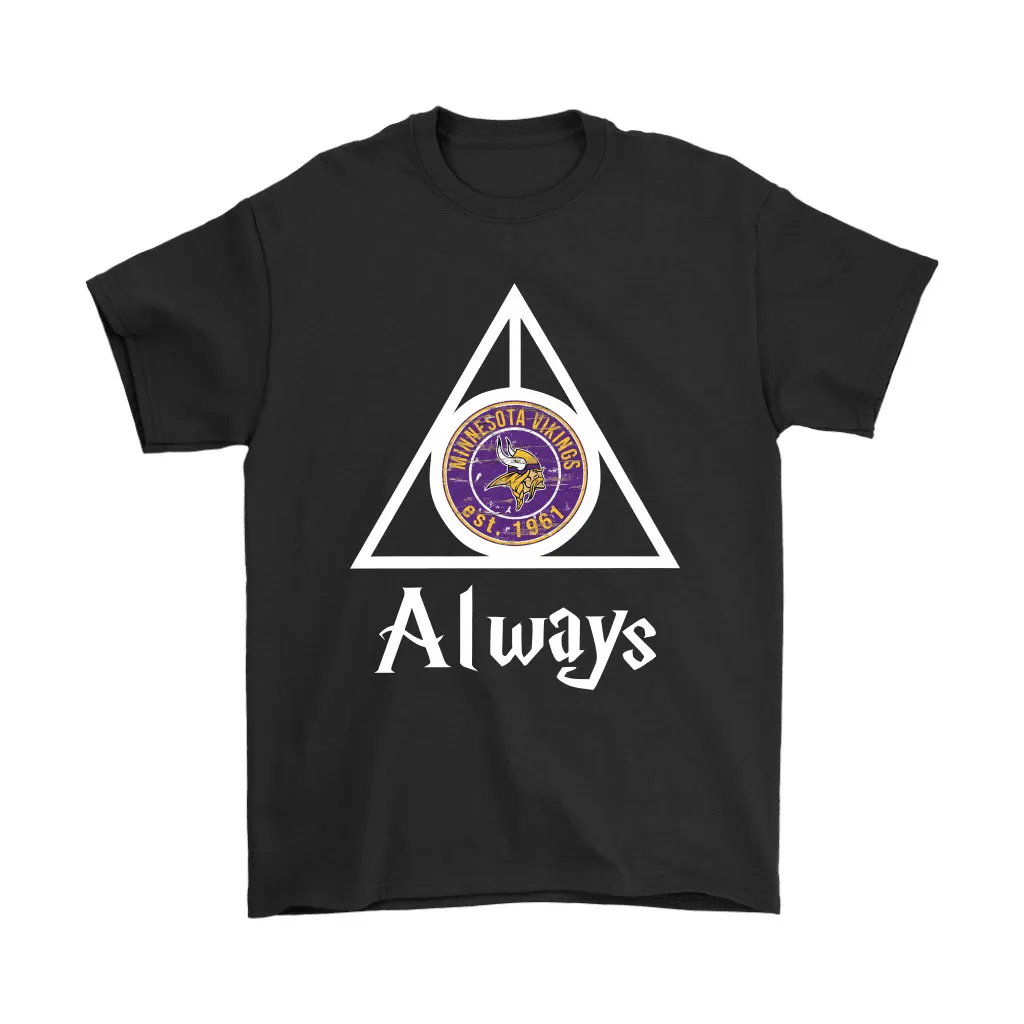 Always Love The Minnesota Vikings X Harry Potter Mashup Men Women T-shirt, Hoodie, Sweatshirt