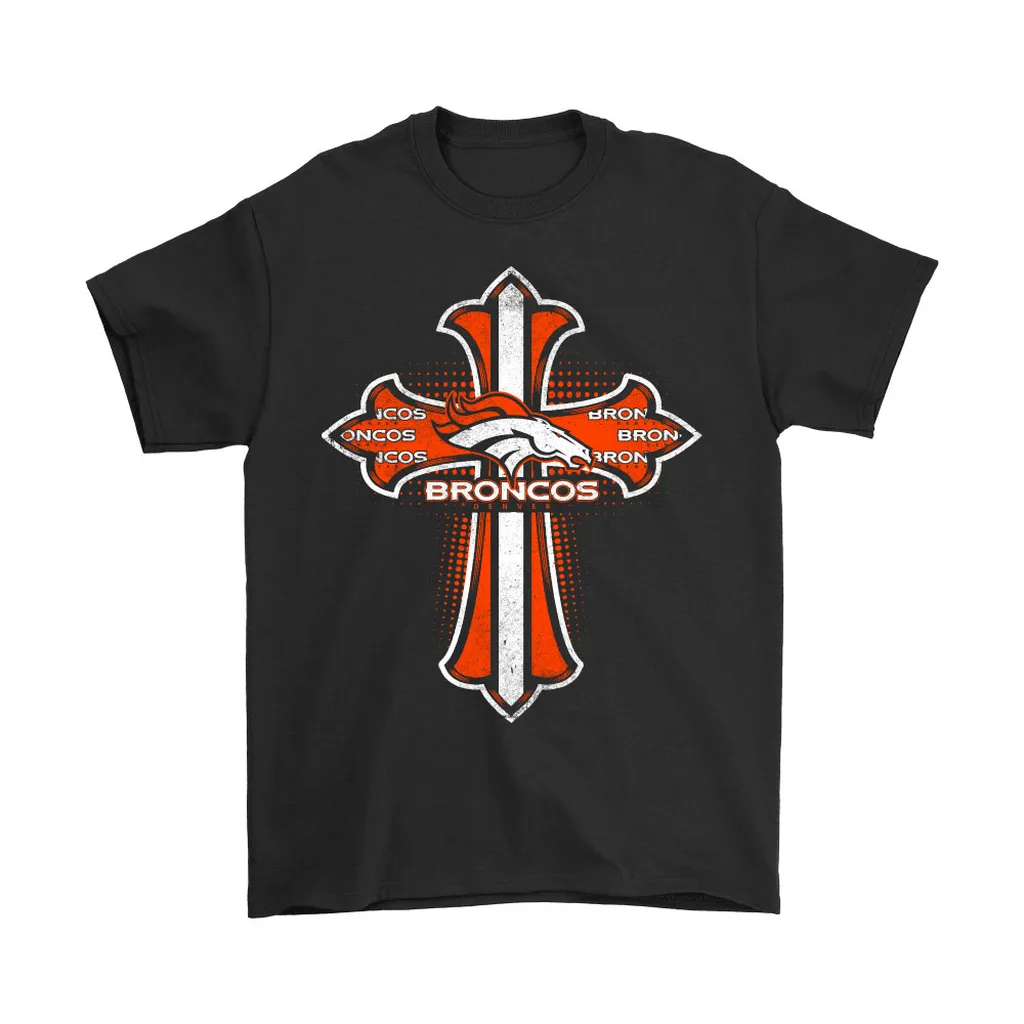 American Football Orange Crusader Cross Denver Broncos Nfl Men Women T-shirt, Hoodie, Sweatshirt