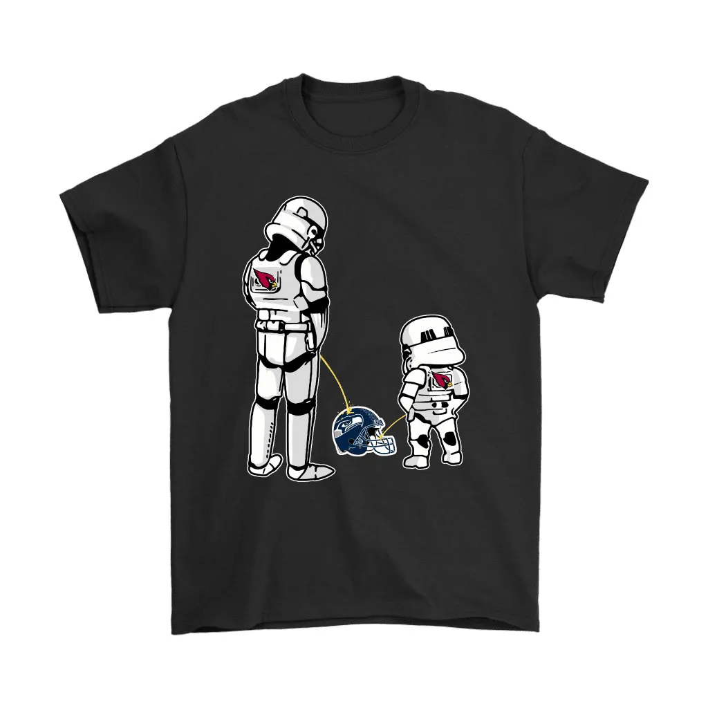 Arizona Cardinals Father Child Stormtroopers Piss On You Men Women T-shirt, Hoodie, Sweatshirt