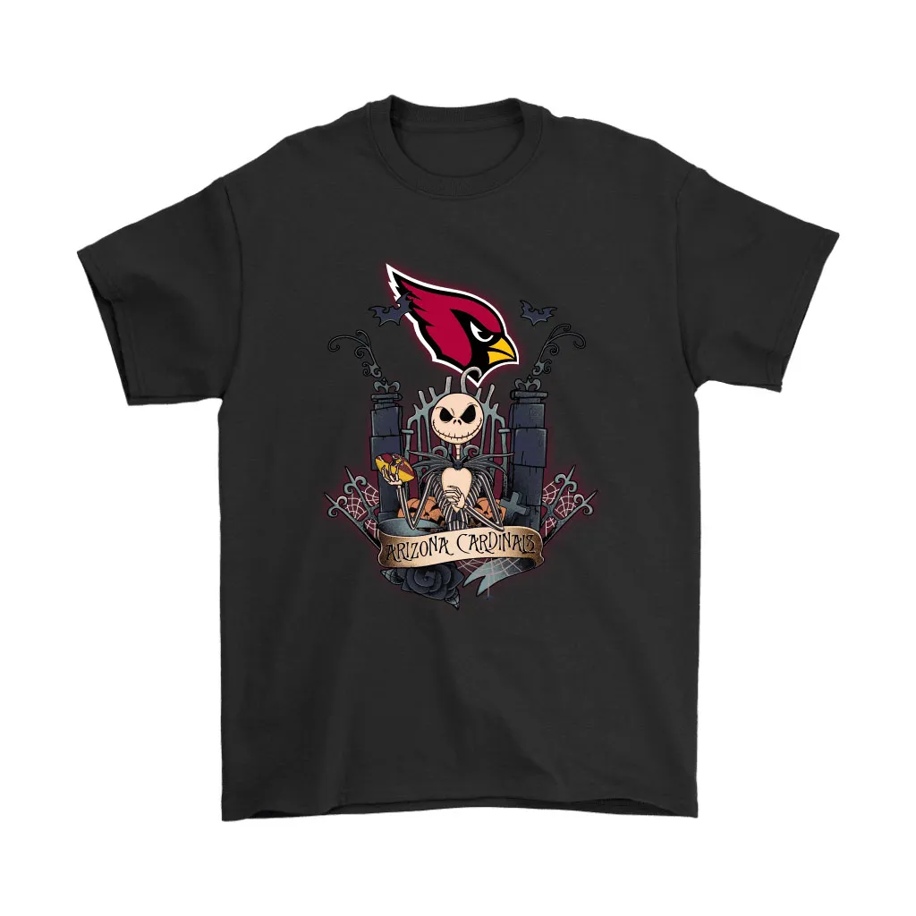 Arizona Cardinals Jack Skellington This Is Halloween Nfl Men Women T-shirt, Hoodie, Sweatshirt