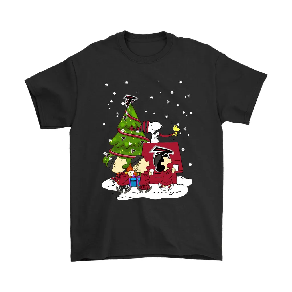 Atlanta Falcons Are Coming To Town Snoopy Christmas Men Women T-shirt, Hoodie, Sweatshirt