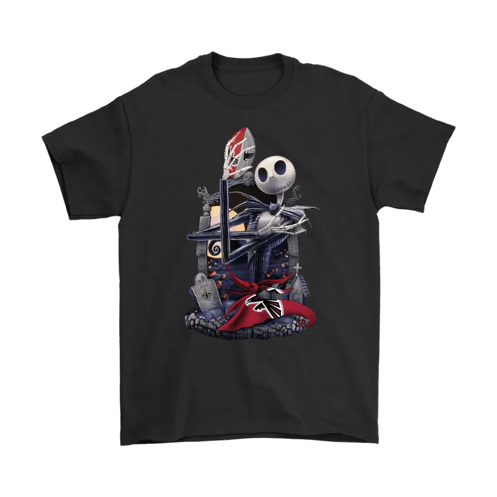 Atlanta Falcons Jack Skellington Halloween Men Women T-shirt, Hoodie, Sweatshirt