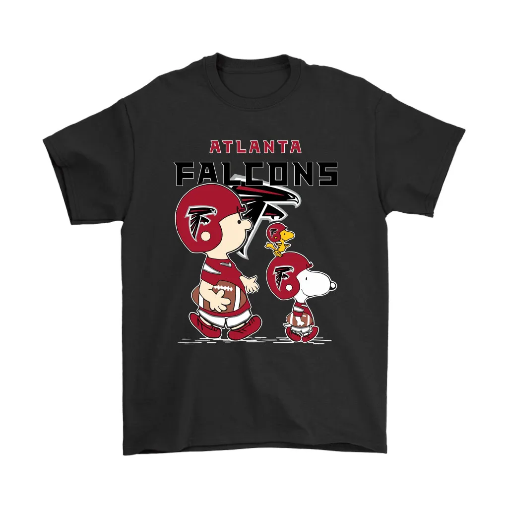 Atlanta Falcons Lets Play Football Together Snoopy Nfl Men Women T-shirt, Hoodie, Sweatshirt