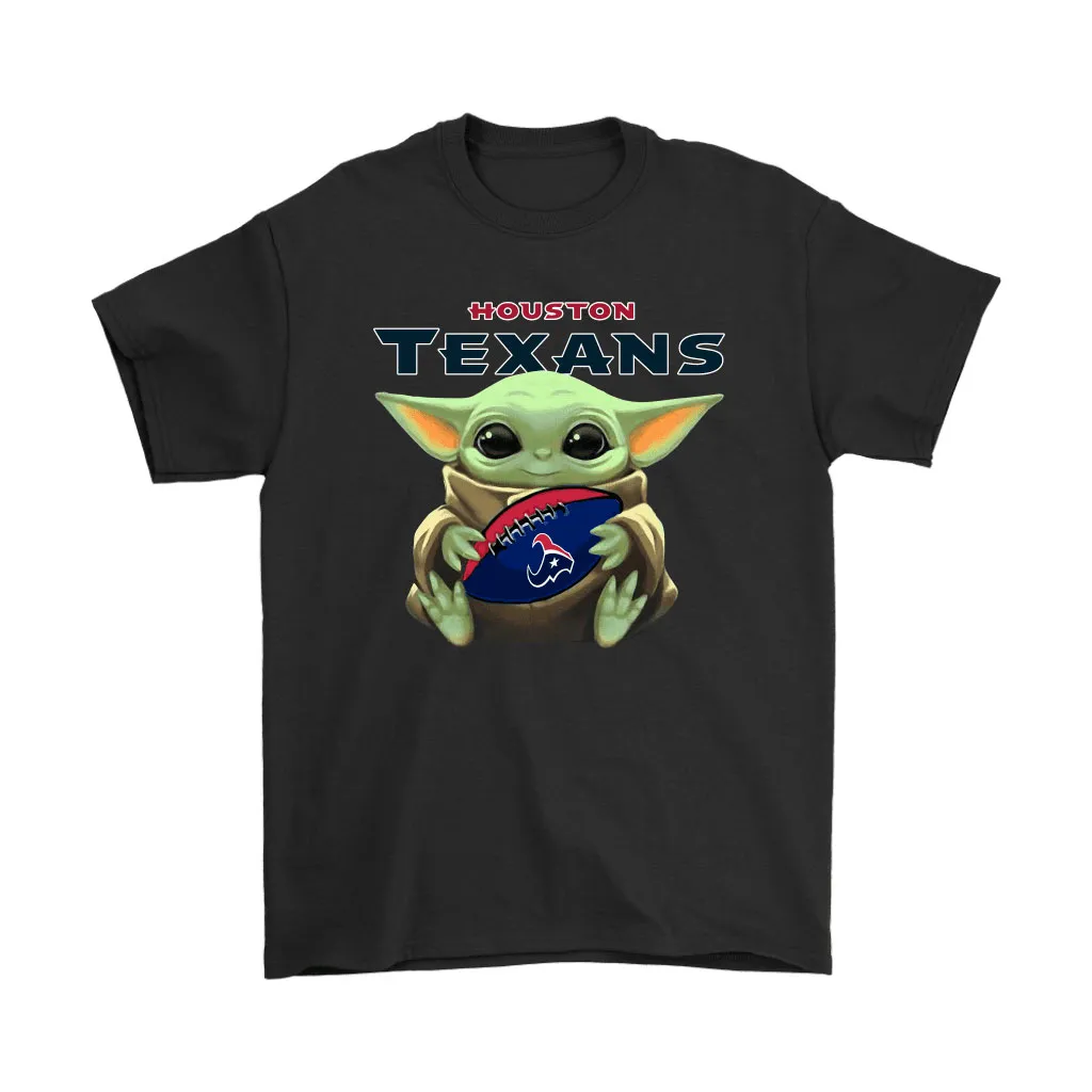 Baby Yoda Loves The Houston Texans Star Wars Nfl Men Women T-shirt, Hoodie, Sweatshirt