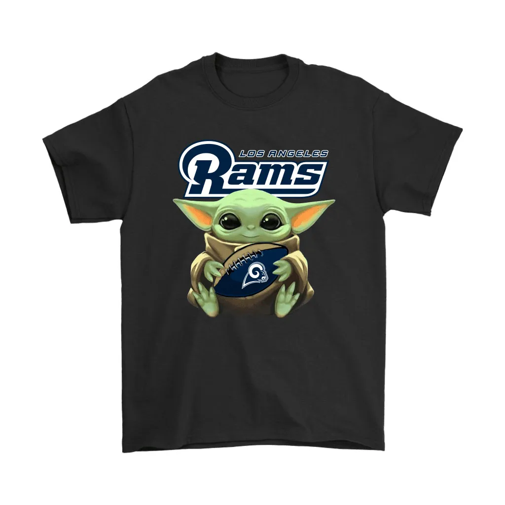 Baby Yoda Loves The Los Angeles Rams Star Wars Nfl Men Women T-shirt, Hoodie, Sweatshirt