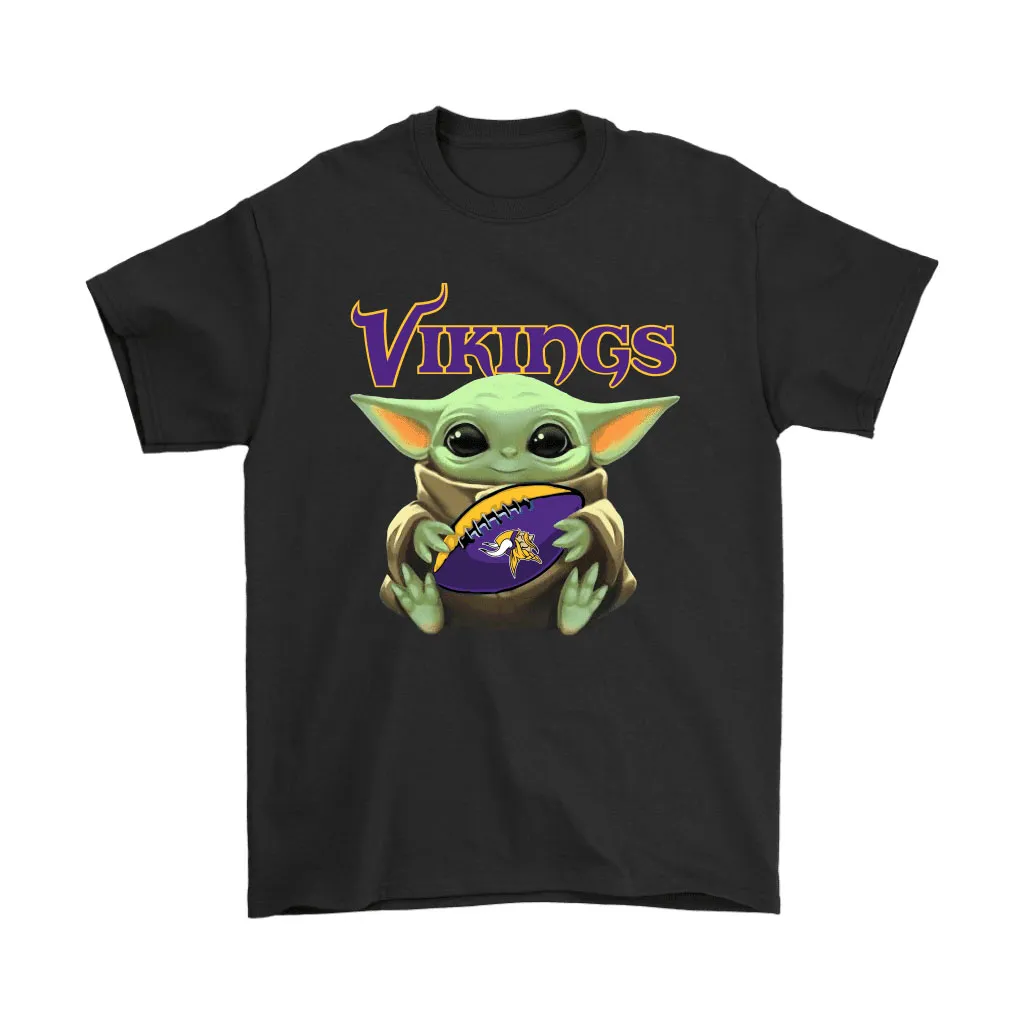 Baby Yoda Loves The Minnesota Vikings Star Wars Nfl Men Women T-shirt, Hoodie, Sweatshirt