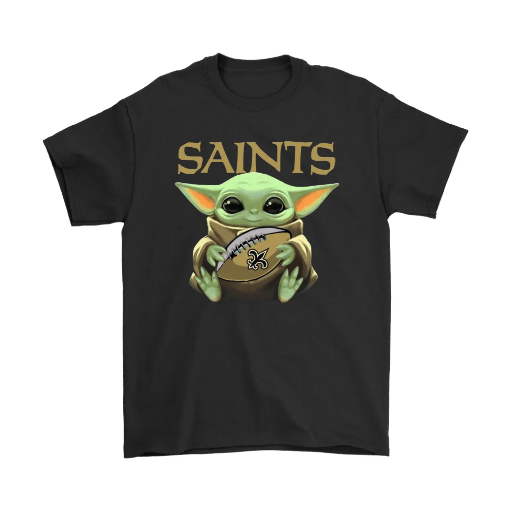 Baby Yoda Loves The New Orleans Saints Star Wars Nfl Men Women T-shirt, Hoodie, Sweatshirt