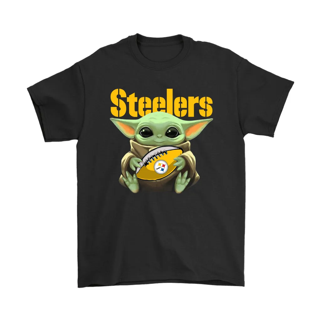 Baby Yoda Loves The Pittsburgh Steelers Star Wars Nfl Men Women T-shirt, Hoodie, Sweatshirt