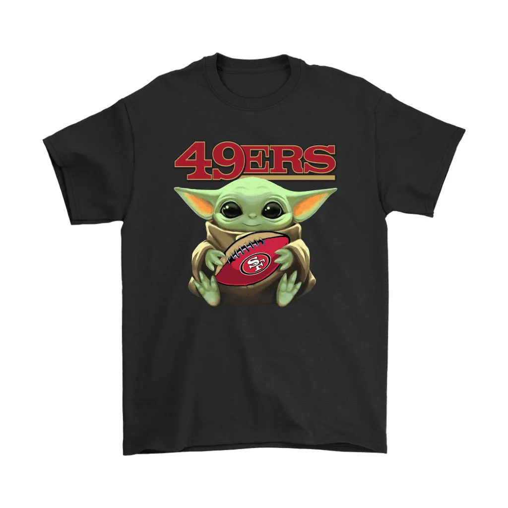 Baby Yoda Loves The San Francisco 49ers Star Wars Nfl Men Women T-shirt, Hoodie, Sweatshirt