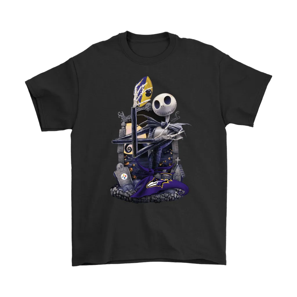 Baltimore Ravens Jack Skellington Halloween Men Women T-shirt, Hoodie, Sweatshirt