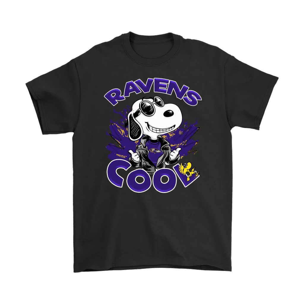 Baltimore Ravens Snoopy Joe Cool Were Awesome Men Women T-shirt, Hoodie, Sweatshirt